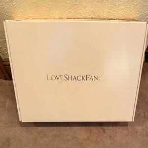 LoveShackFancy empty pink Gift Box